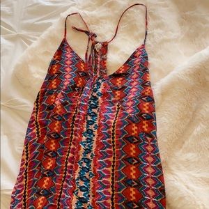 LARGE ROXY TRIBAL PRINT DRESS